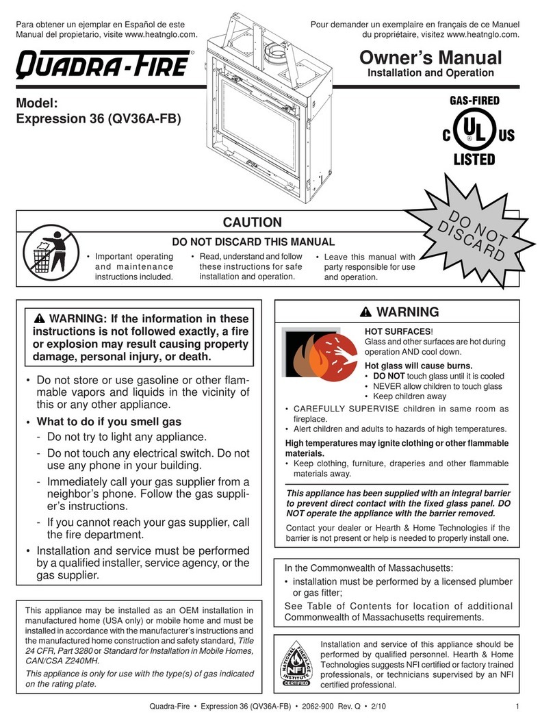Quadra-Fire Expression 36 Manuale utente