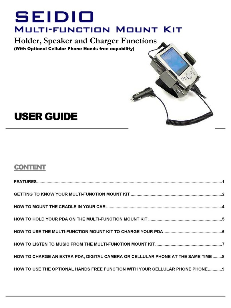 Seidio MULTI-FUNCTION MOUNT KIT Manuale utente