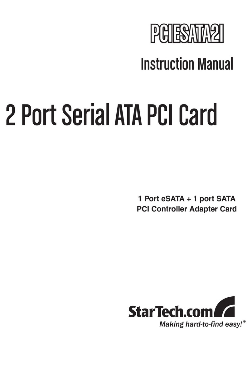 StarTech.com PCIESATA2I Manuale utente