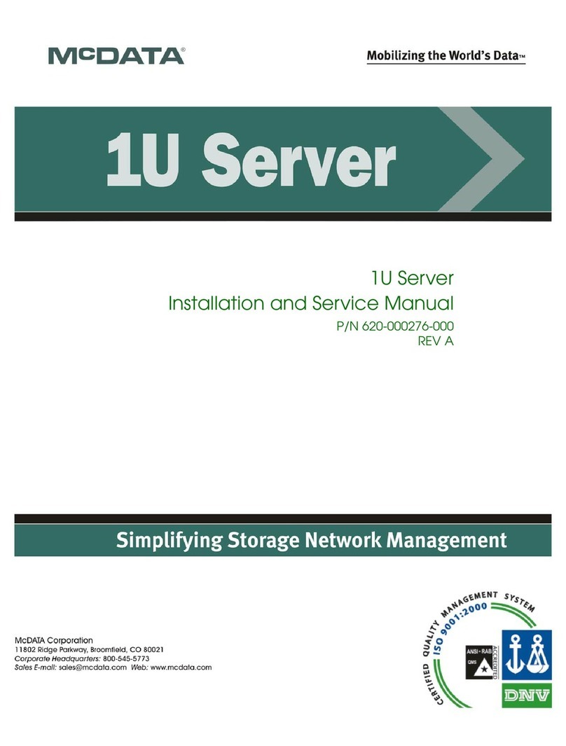 McDATA 1U Server Manuale