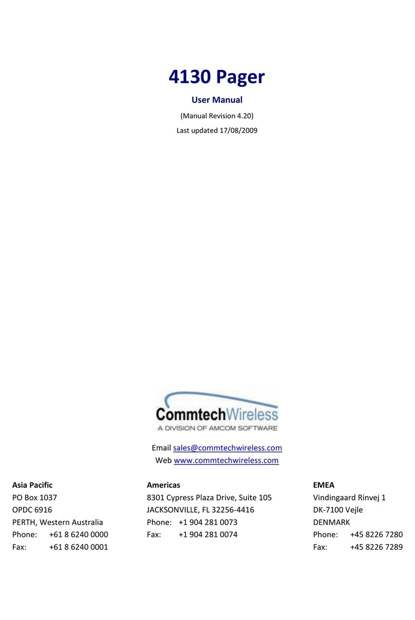 commtech wireless 4130 Manuale utente