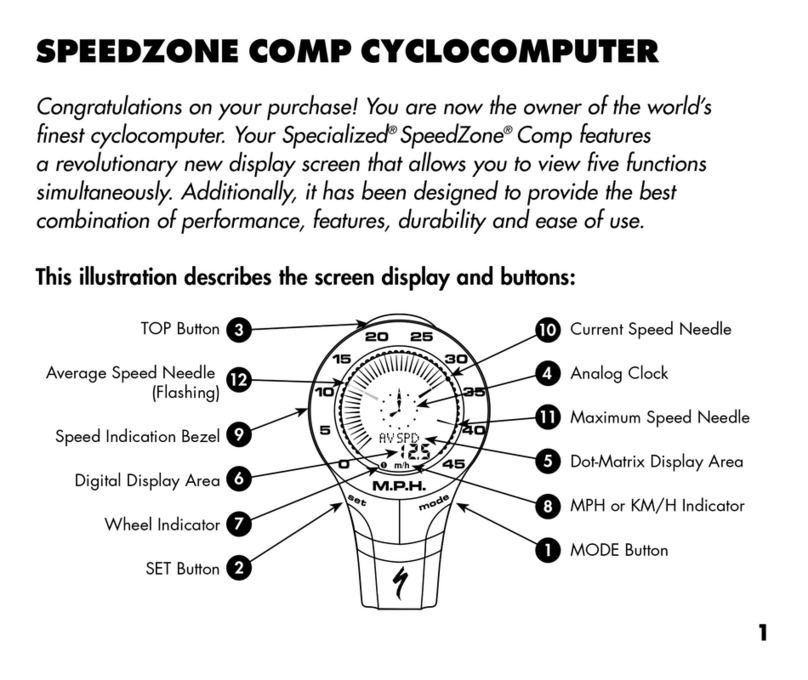 Specialized SpeedZone Manuale utente