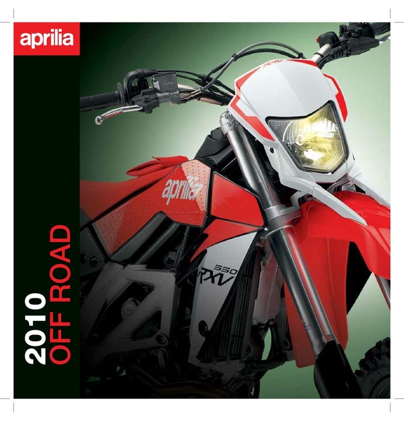 APRILIA MXV 450 - Manuale utente