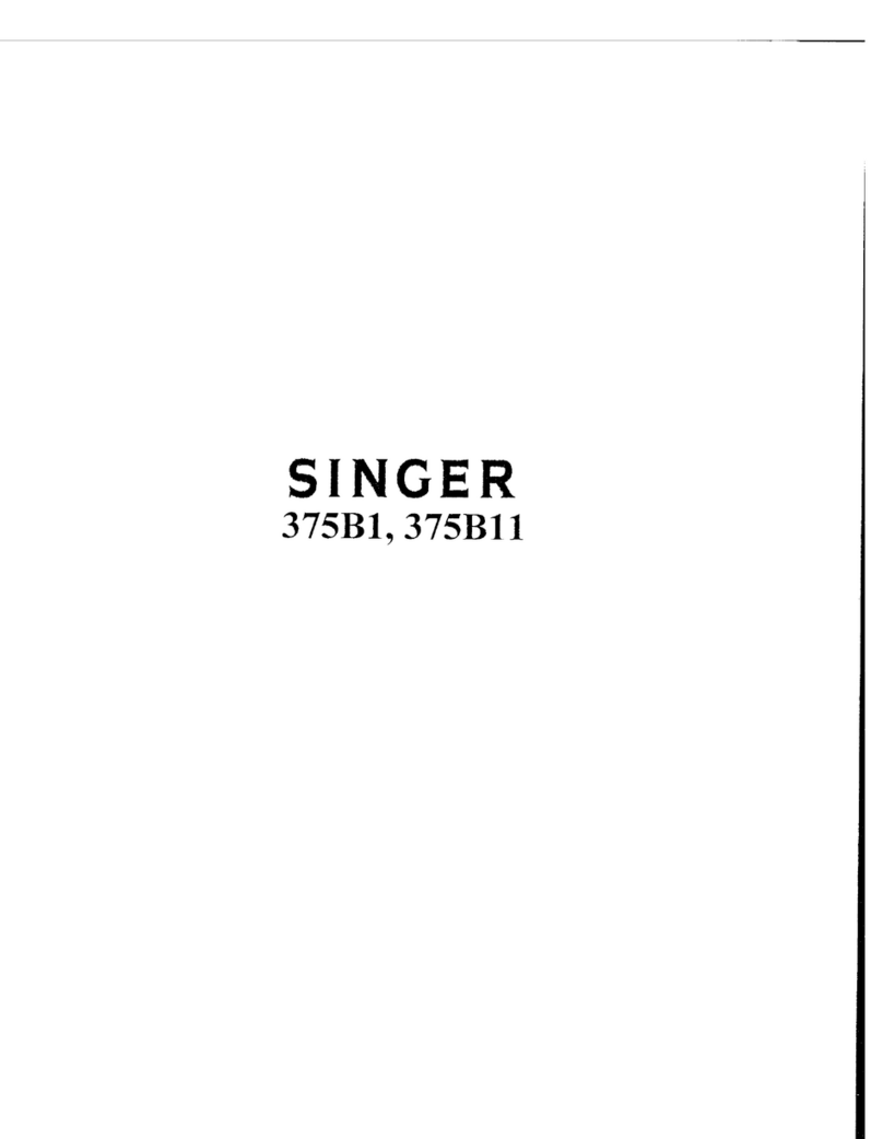 Singer 375B1 Manuale utente