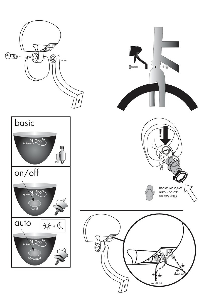 spanninga MICRO FT LIGHT - SCHEMA Manuale utente