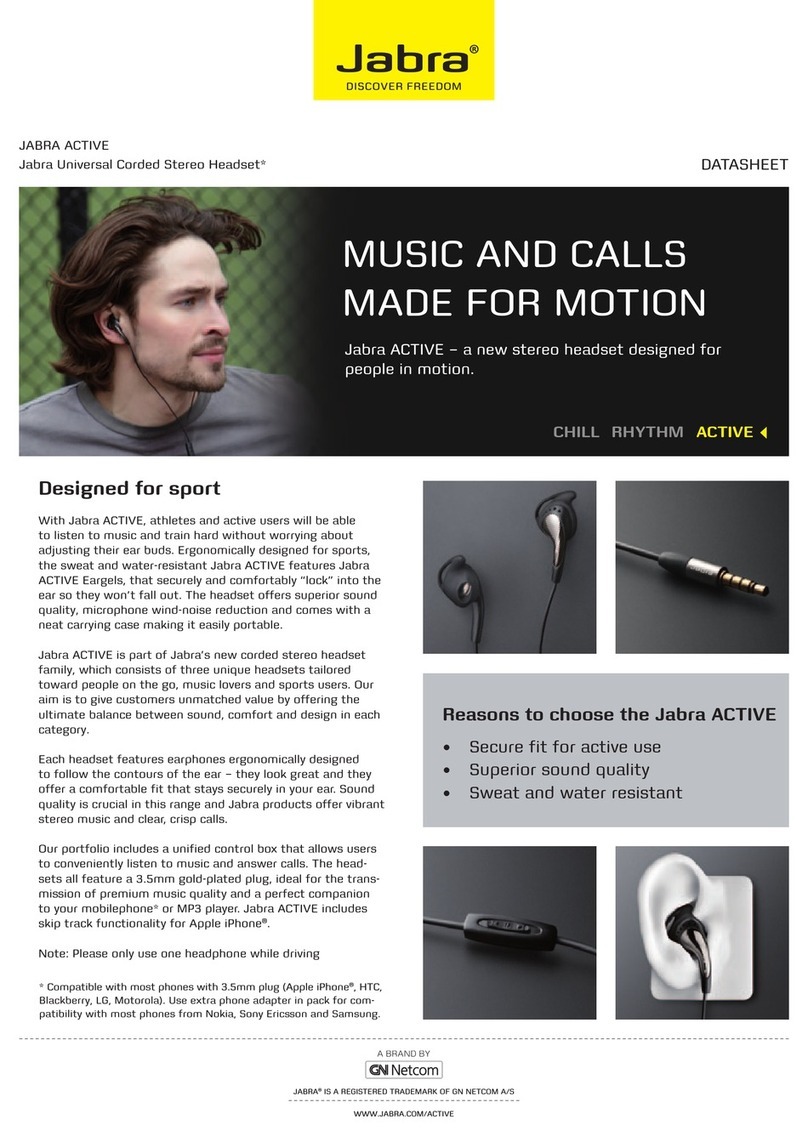 Jabra ACTIVE Manuale utente
