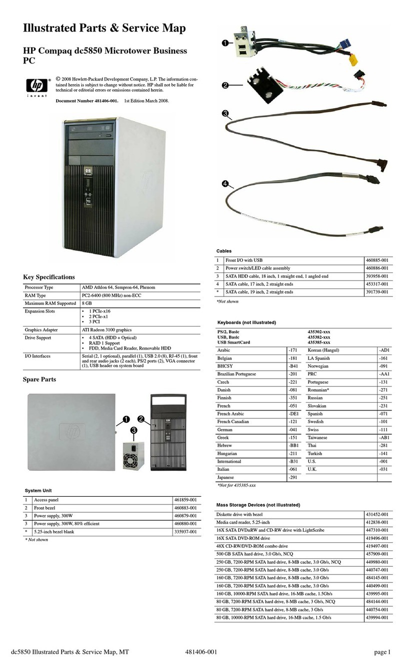 Compaq dc5850 - Microtower PC Guida all'installazione