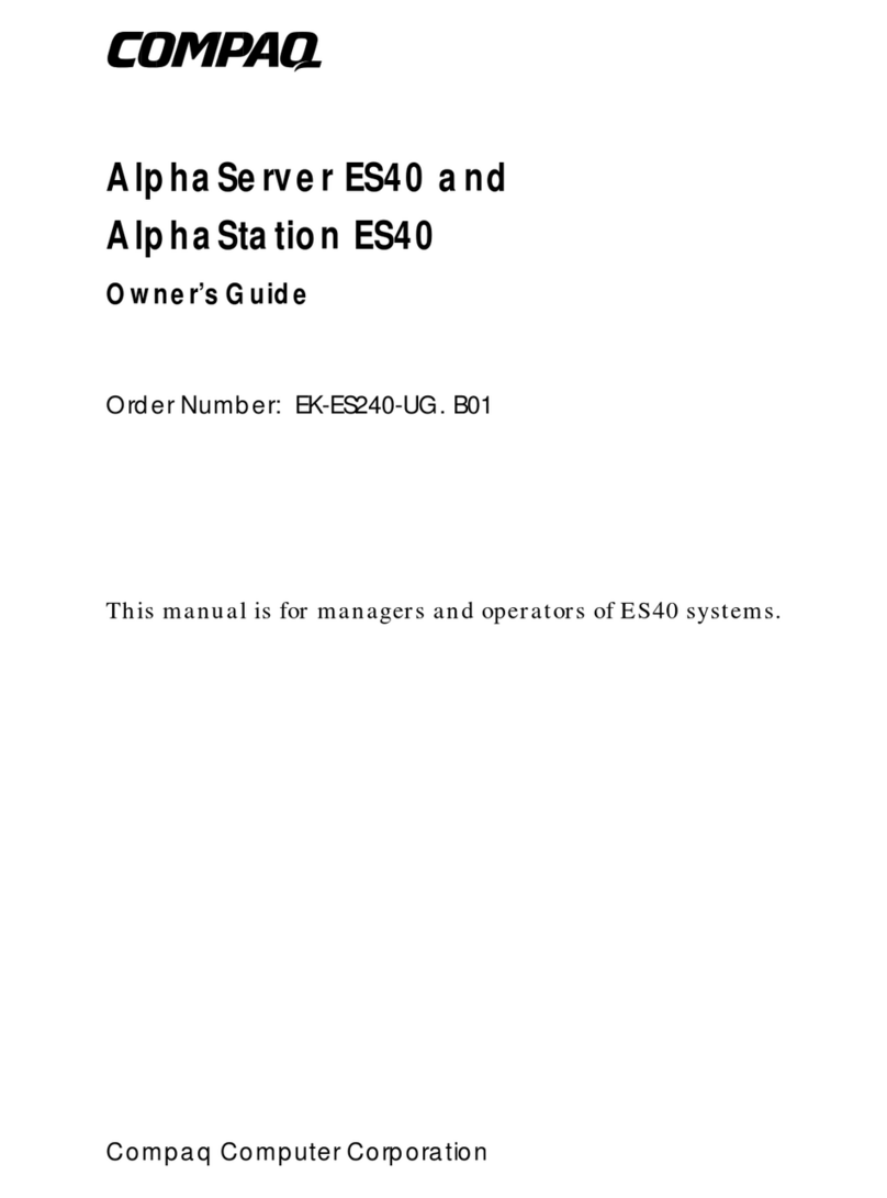 Compaq DH-64BAA-AA - AlphaServer - ES40 Manuale utente