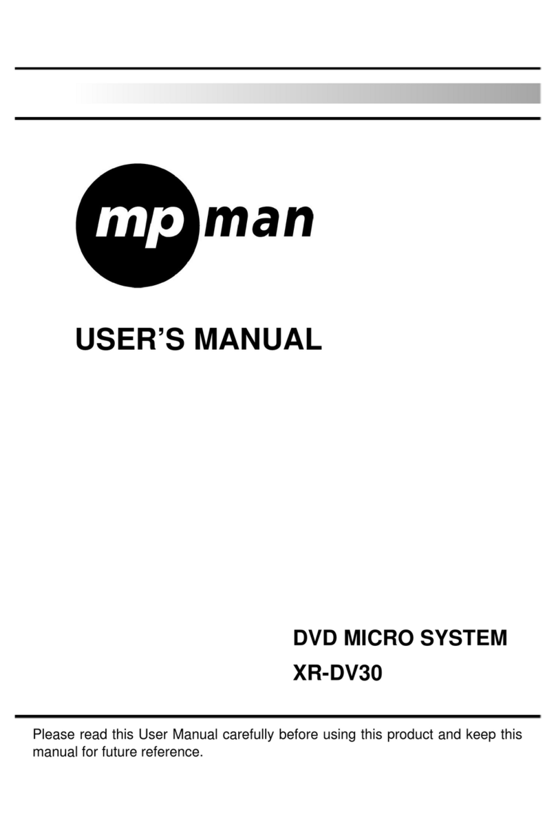 MP-Man XR-DV30 Manuale utente