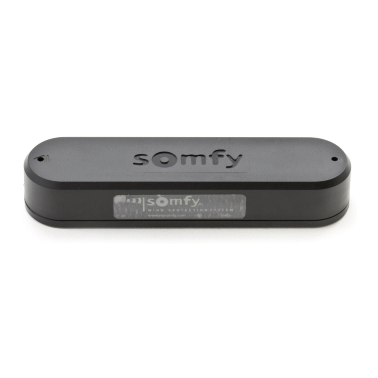 SOMFY EOLIS 3D Manuale utente