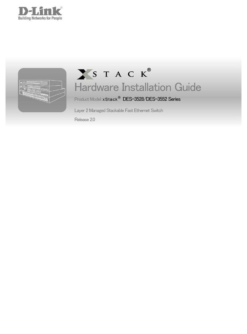 D-Link xStack DES-3528P Series Manuale
