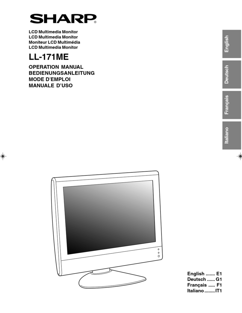 Sharp LL-171MU Manuale utente