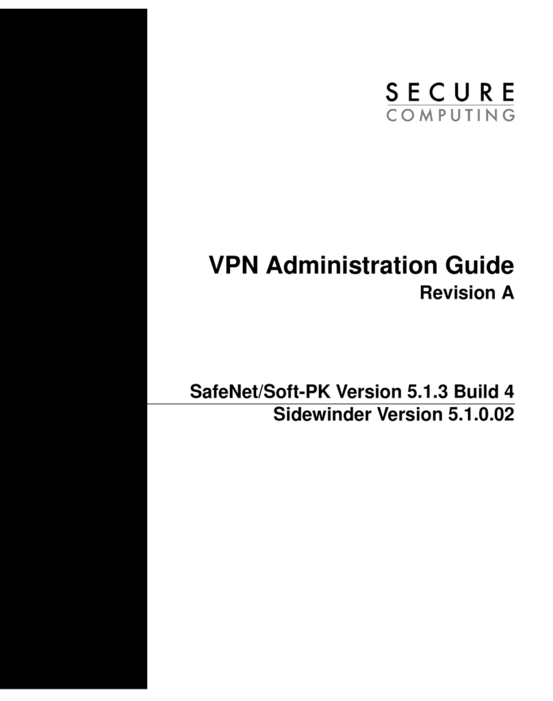 Secure Computing ADMINGUIDEREVA Manuale utente