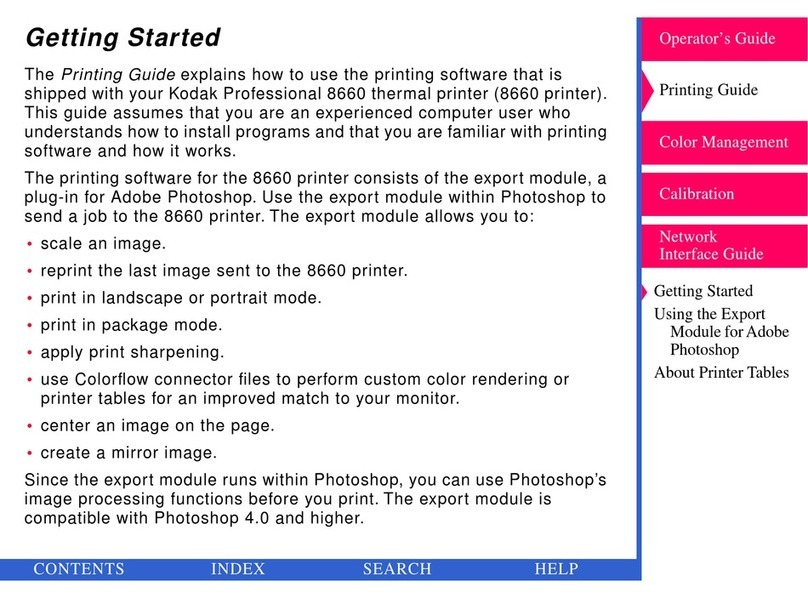 Kodak 8660 - EXPORT MODULE GUIDE Manuale utente