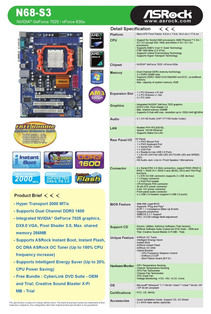 ASROCK N68-S3 Manuale utente
