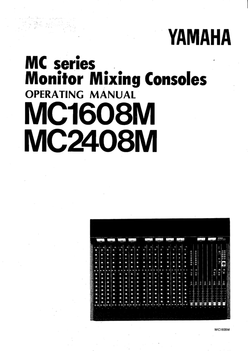 Yamaha MC1608M Manuale utente