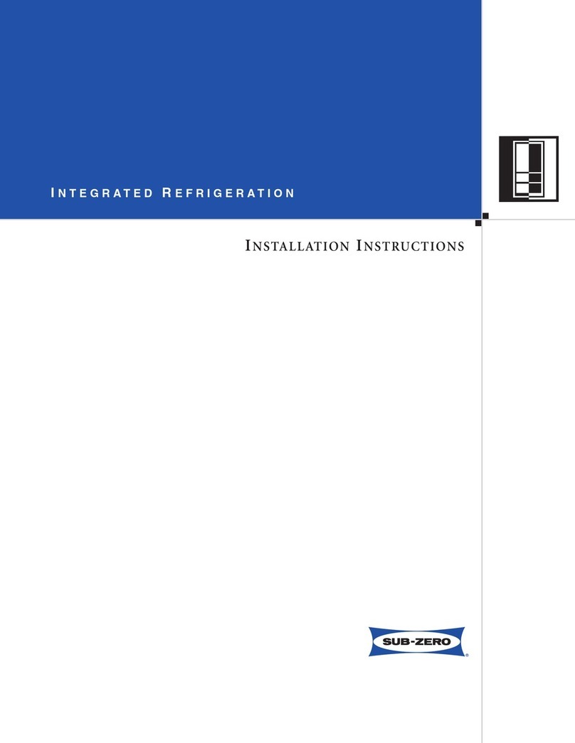 Sub-Zero 700BC Manuale utente