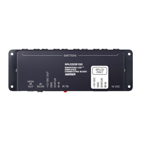Xantech SPLCDCB100 Manuale utente