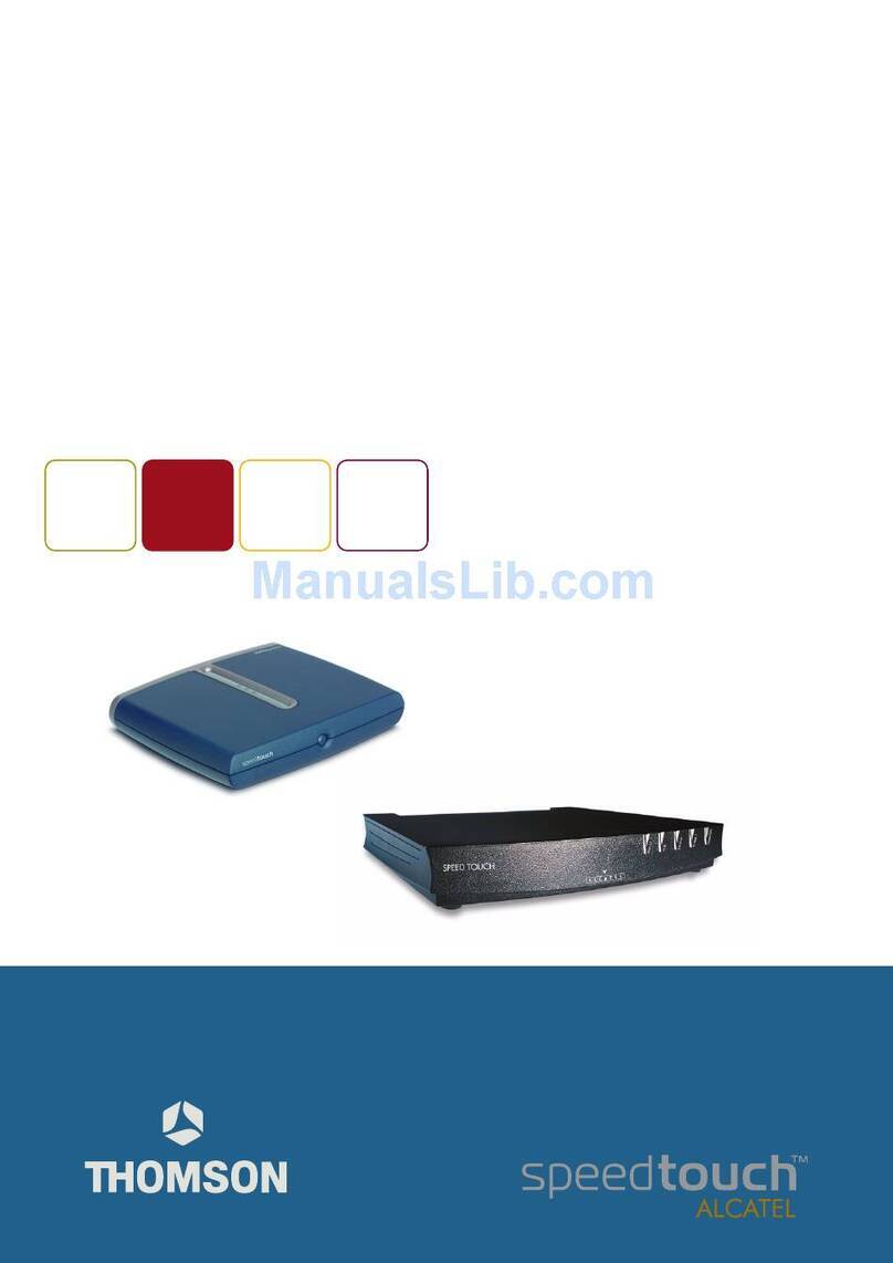 THOMSON SPEEDTOUCH 510I -  RELEASE 4.0 Manuale utente