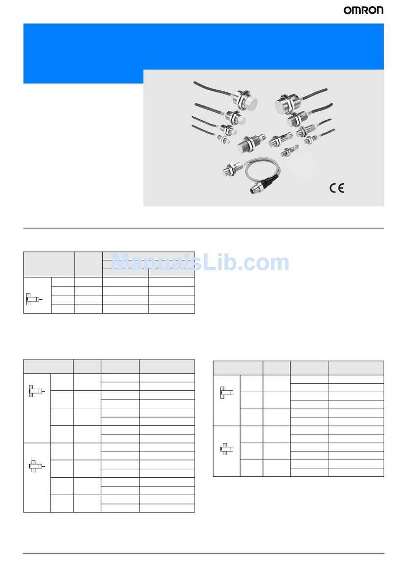 Omron E2E-Y - Manuale utente