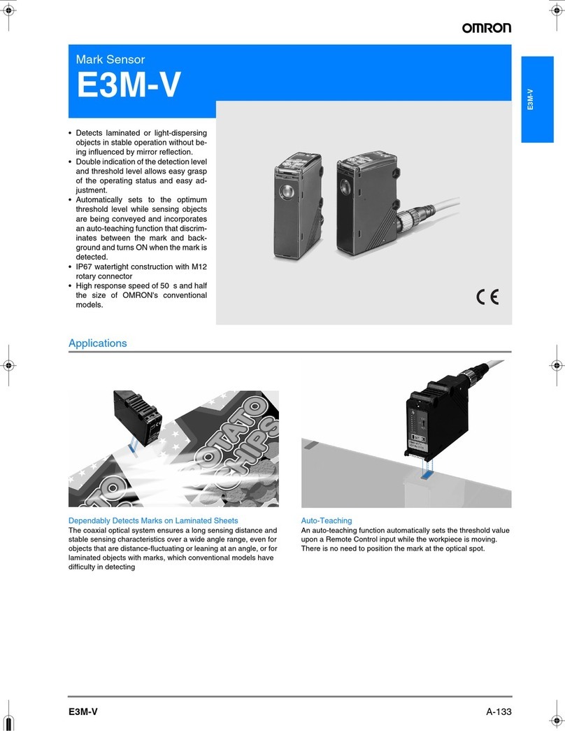 Omron E3M-V - Manuale utente