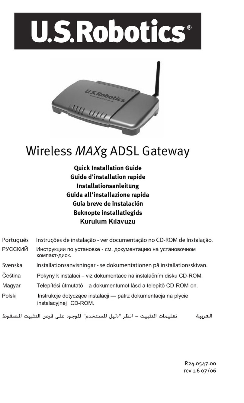 US Robotics USR9108 - U.S. Robotics Wireless MAXg Manuale utente