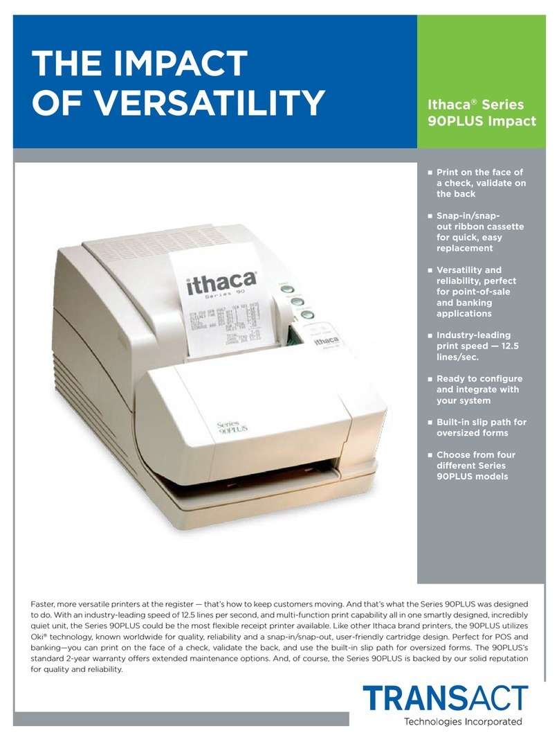 TransAct Ithaca 93PLUS Manuale utente