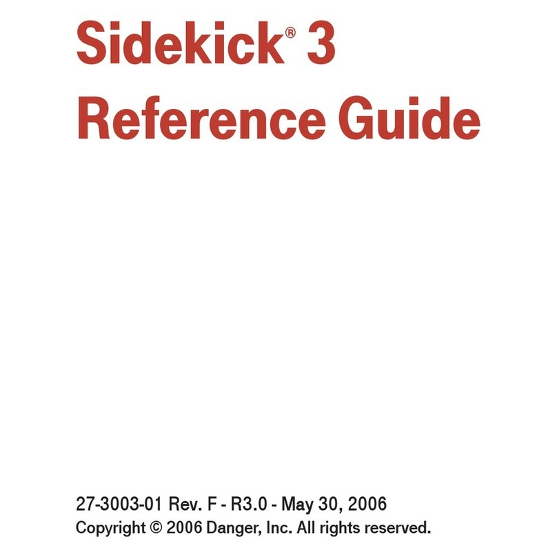 UTStarcom SideKick 3 Manuale utente