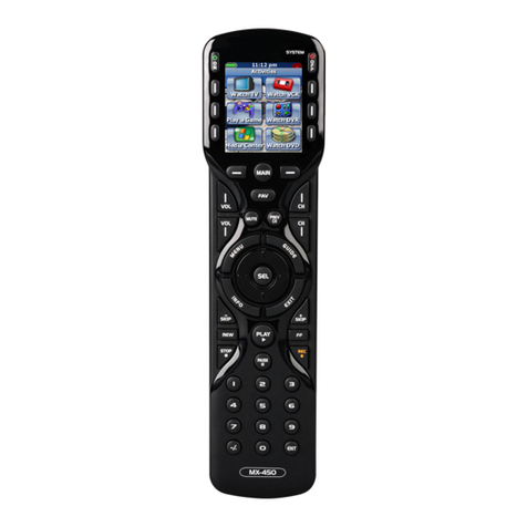 Universal Remote Complete Control MX-450 Manuale utente