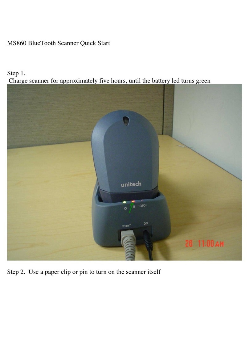 Unitech MS860 Bluetooth Manuale utente