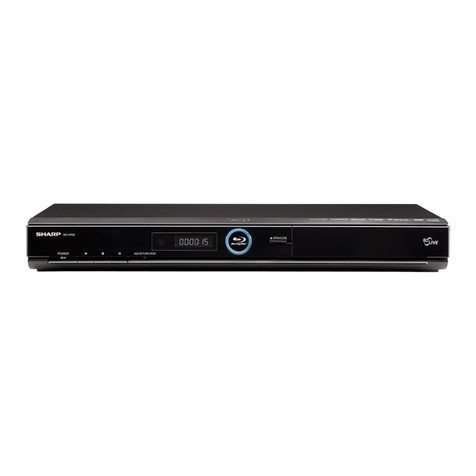 Sharp BD HP52U - AQUOS 1080P Blu-ray Disc Player Manuale utente