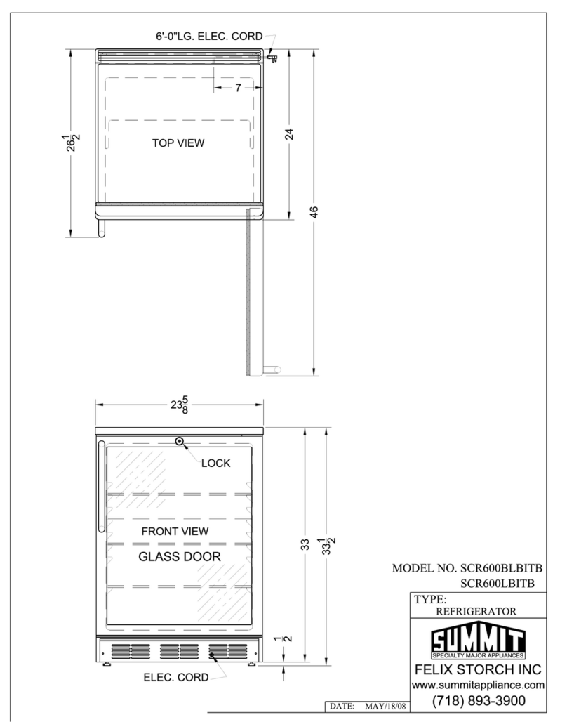Summit SCR600BL-BITB Guida