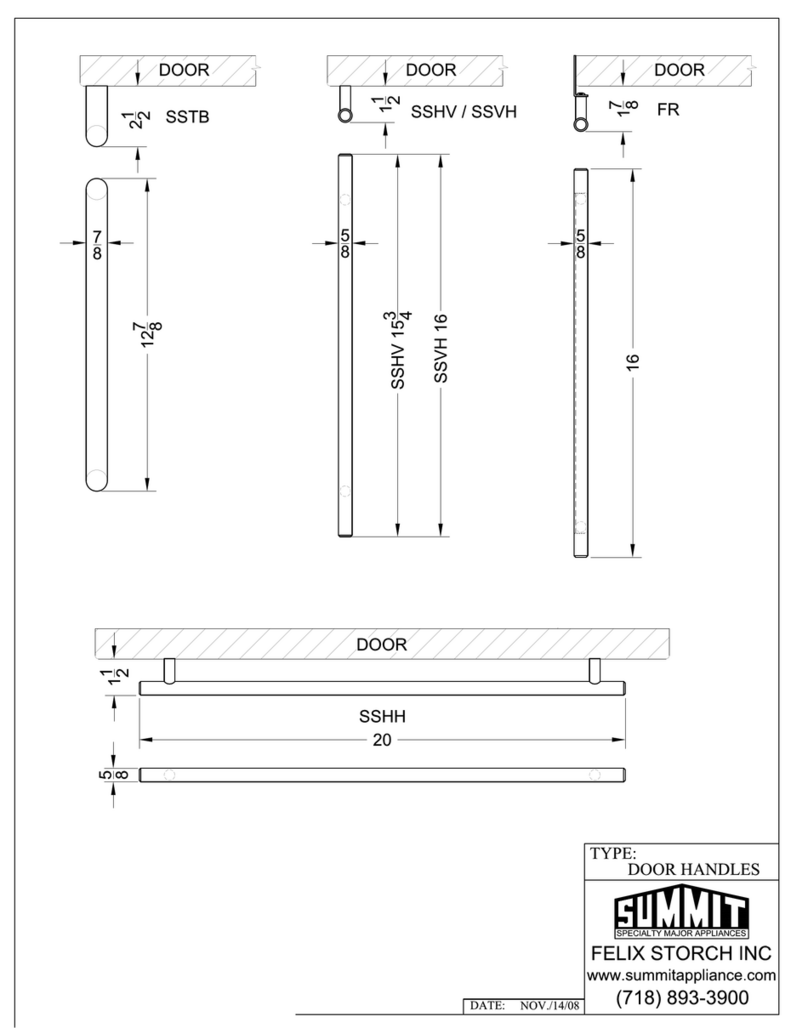 Summit SCFF55 SERIES Guida utente