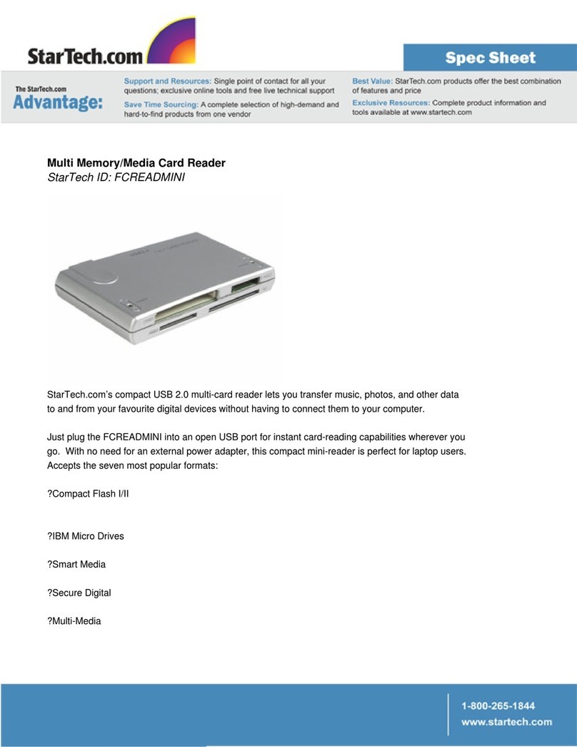 StarTech.com FCREADMINI Manuale utente