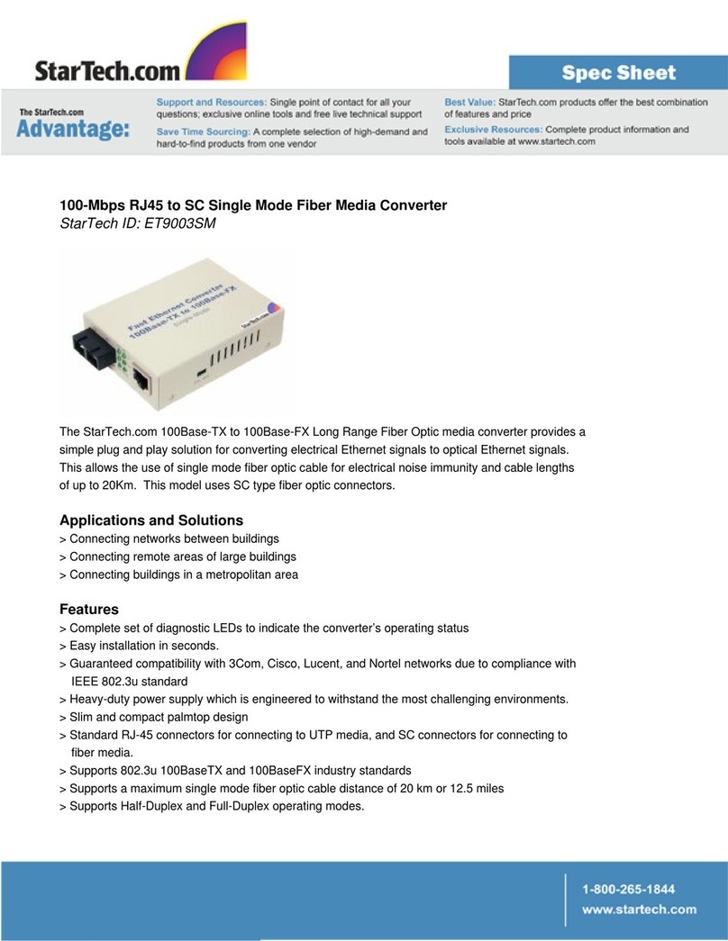 StarTech.com ET9003SM Manuale del sistema StarTech.com ET9003SM Manuale del sistema