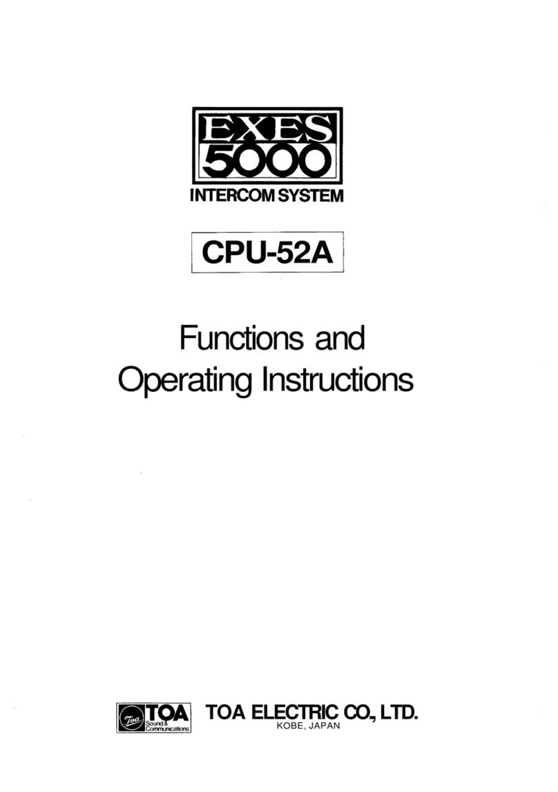 Toa CPU-52A Manuale utente