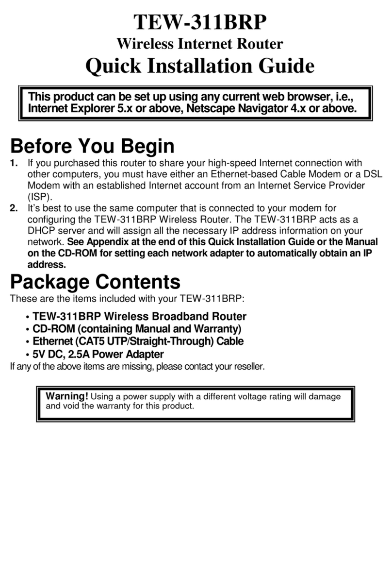 TRENDnet TEW-311BRP Manuale utente