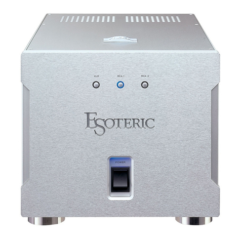 Esoteric Esoteric A-80 Manuale utente