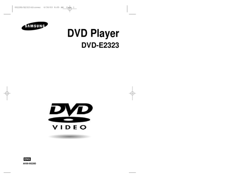 Samsung DVD-E2323 Manuale utente