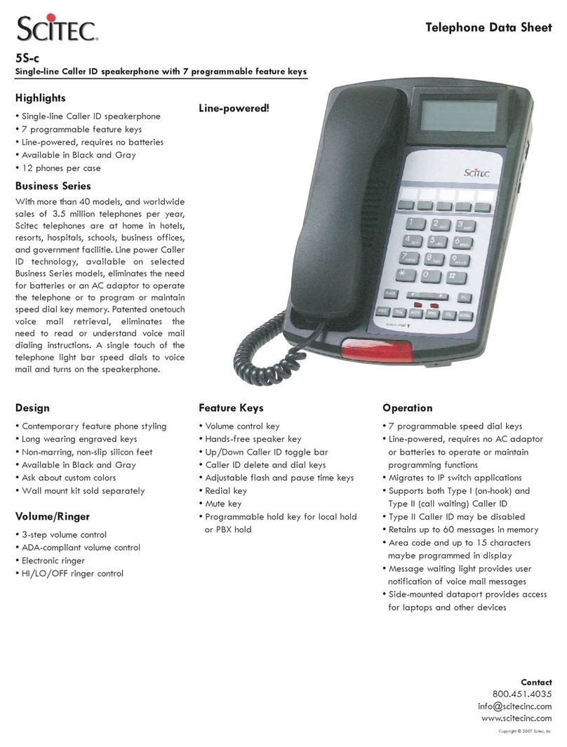 Scitec Aegis 5S-c Manuale utente