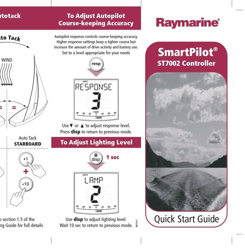 Raymarine SmartPilot ST7002 Manuale utente