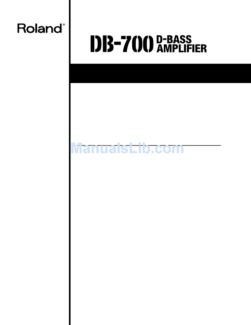 Roland DB-700 Manuale utente