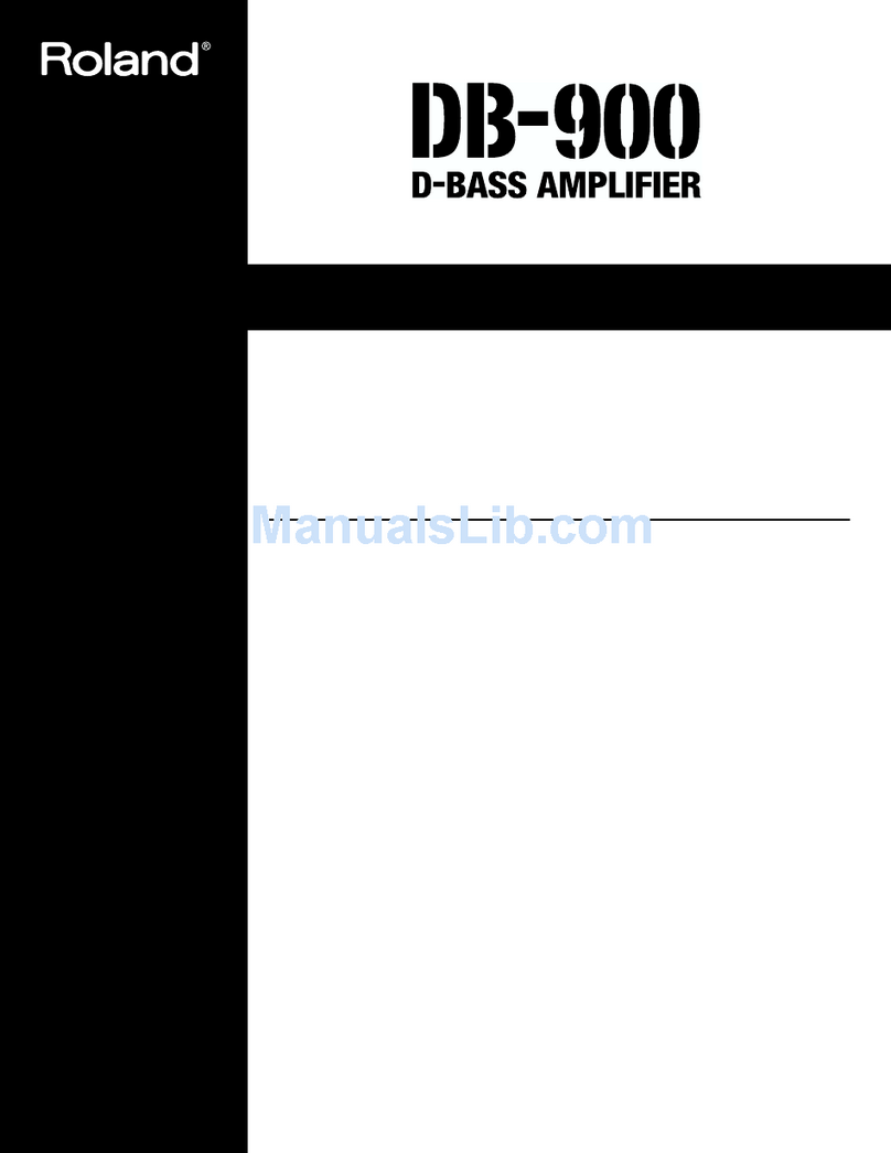 Roland DB-900 Manuale utente