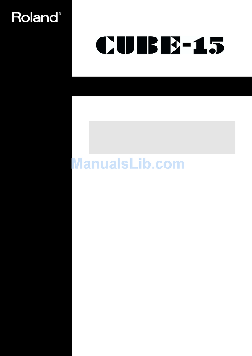 Roland CUBE-15 Manuale utente