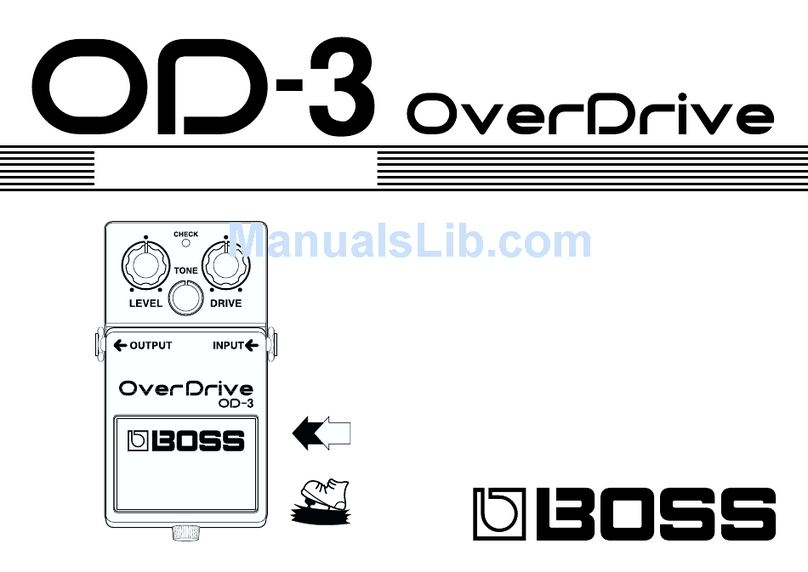 BOSSCO OD-3 Manuale utente