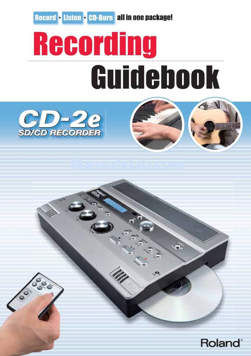 Roland CD-2e Manuale