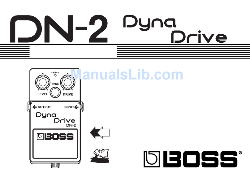BOSSCO DN-2 Dyna Drive Manuale utente