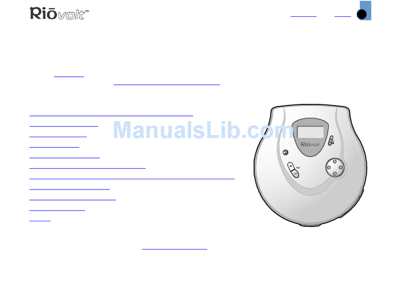 Sonic Blue Volt SP60 Manuale utente