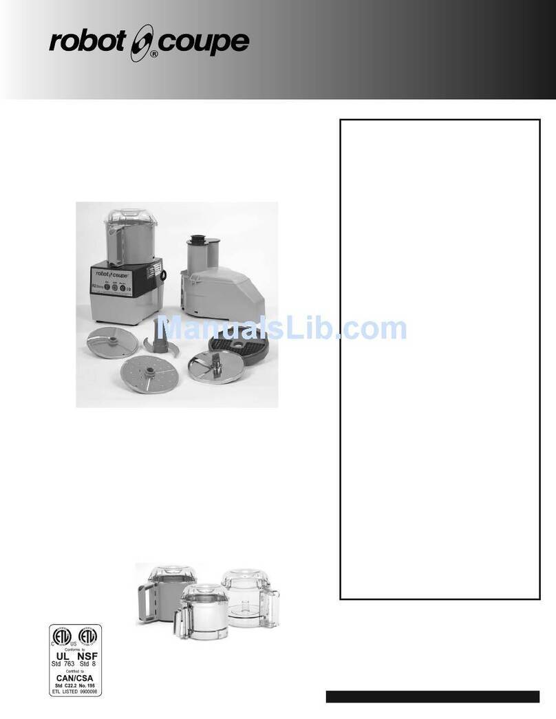 Robot Coupe R2Dice Manuale utente Robot Coupe R2Dice Manuale utente