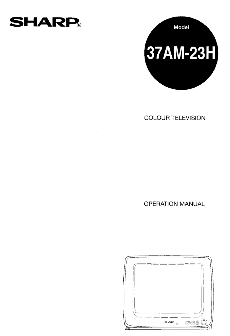 Sharp 37AM-23H Manuale utente